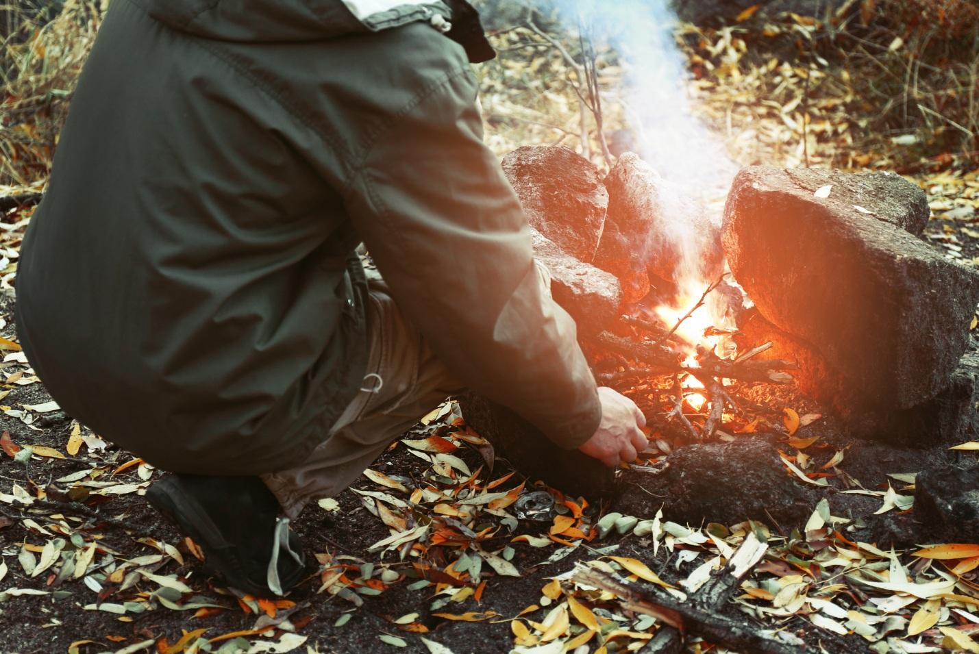 How to Start a Fire with Rocks